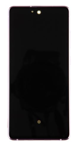 LCD displej + dotyk + predný kryt Samsung G781 5G Galaxy S20 FE Cloud Lavender (Service Pack)
