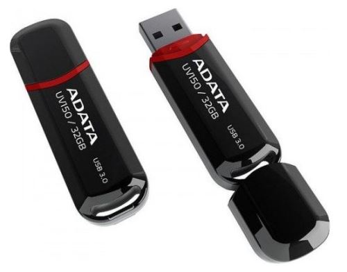 ADATA UV150/32GB/90MBps/USB 3.0/USB-A/Černá