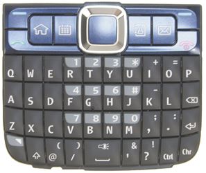 Nokia E63 klávesnica modrá