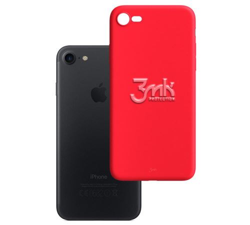 3mk ochranný kryt Matt Case pre Apple iPhone 7 / 8 / SE (2020/2022) strawberry/červená