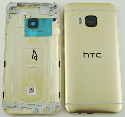 HTC One M9 kryt batérie Gold