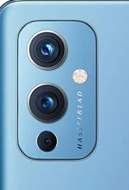 Oneplus 9 rámček kamery+sklíčko modré