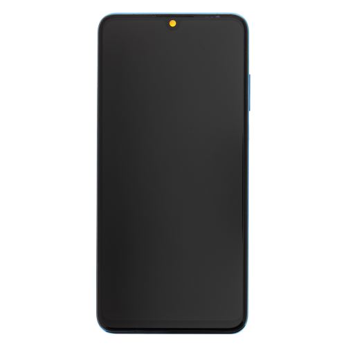 Huawei P30 Lite LCD displej + dotyk + predný kryt Blue (pro 24MP foto)