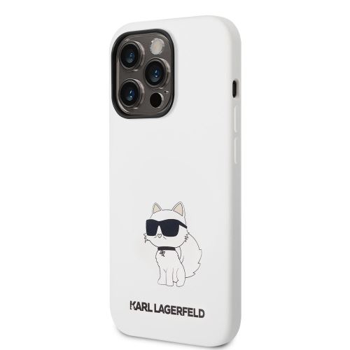 Karl Lagerfeld Liquid Silicone Choupette NFT Zadní Kryt pro iPhone 14 Pro