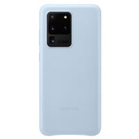 EF-VG988LLE Samsung Kožený Kryt pre Galaxy S20 Ultra Blue