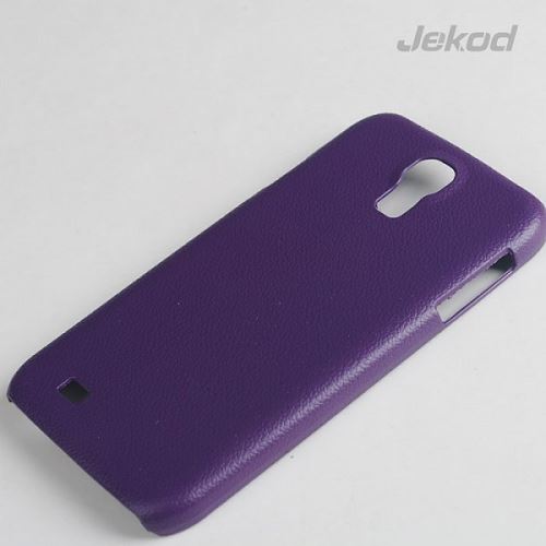JEKOD Shield kožený zadný kryt Purple pre Samsung i9505 Galaxy S4