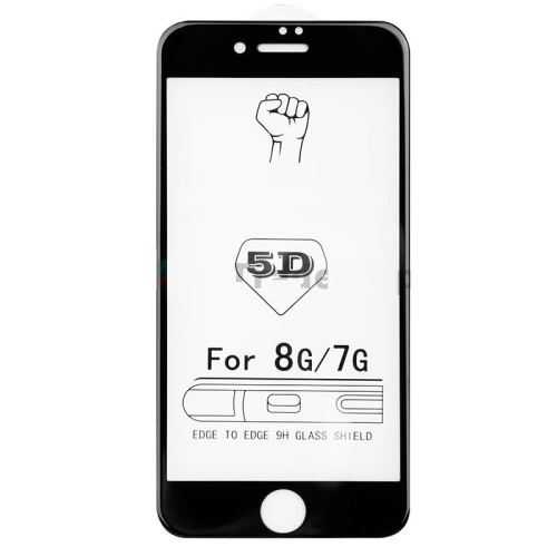 Apple iPhone SE 2020 tvrzené sklo 5D černé