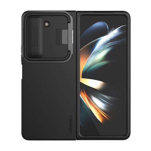 Nillkin CamShield Silky Silikonový Kryt (Bracket Version) pre Samsung Galaxy Z Fold 5 Black