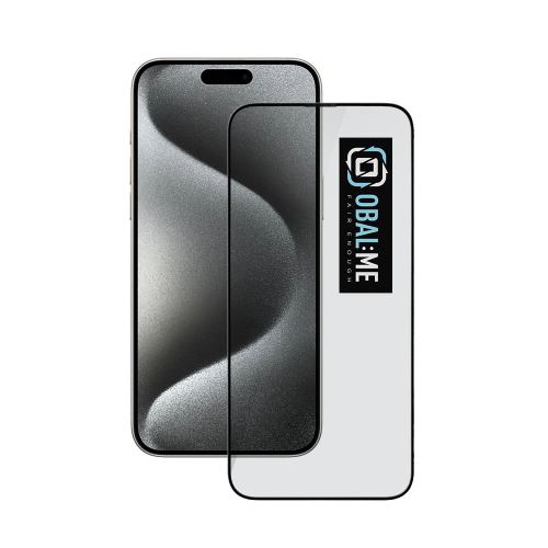 OBAL:ME 5D Tvrzené Sklo pre Apple iPhone 15 Pro Max Black