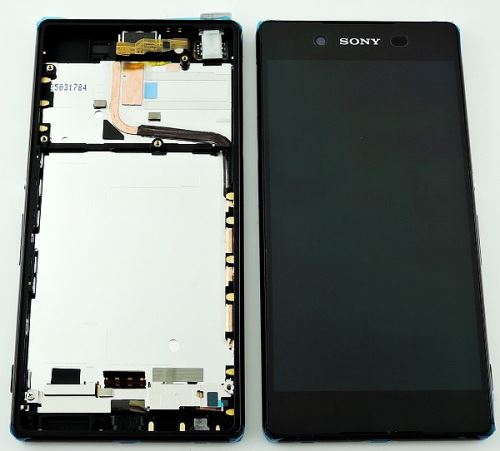 Sony E6533 Z3+ DUAL predný kryt + LCD displej + dotyk černa