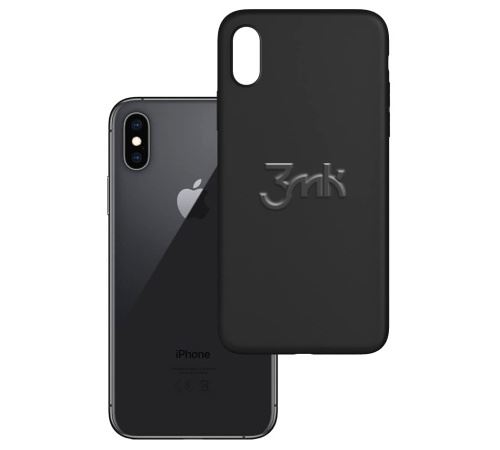 3mk ochranný kryt Matt Case pre Apple iPhone X / iPhone XS, černá