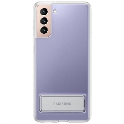 EF-JG996CTE Samsung Clear Standing Kryt pre Galaxy S21+ Transparent