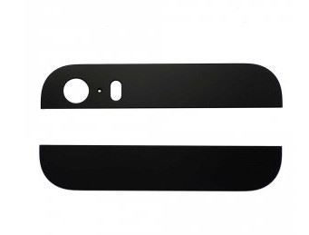 Apple iPhone 5S vrchná+spodná krytka/sklíčko zadného krytu čierne