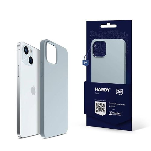 3mk ochranný kryt Hardy Silicone MagCase pre Apple iPhone 15, Blue