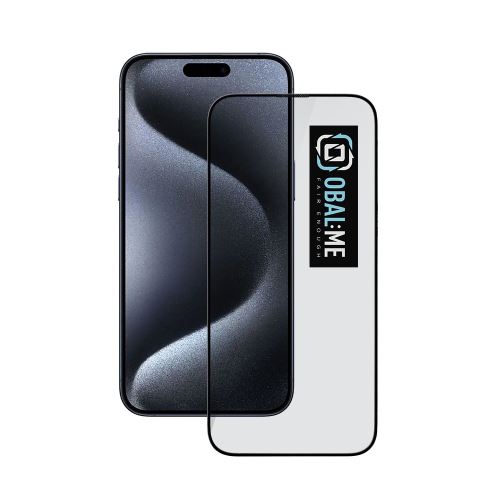 OBAL:ME 5D Tvrzené Sklo pre Apple iPhone 15 Pro Black