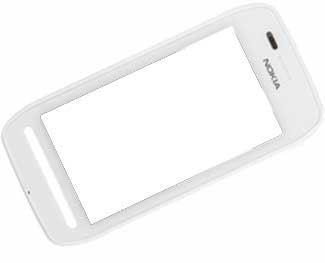 Nokia 603 predný kryt + dotyk biely