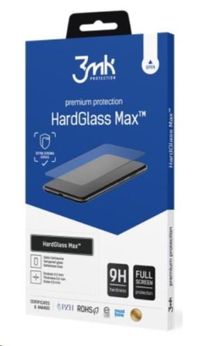 3mk tvrzené sklo HardGlass Max pre Apple iPhone 13 mini, černá