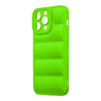 OBAL:ME Puffy Kryt pre Apple iPhone 14 Pro Max Green