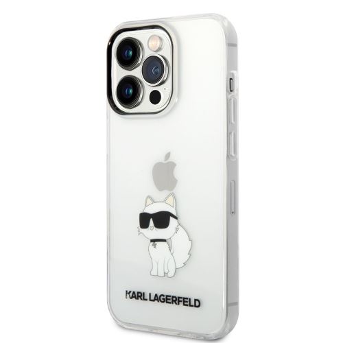 Karl Lagerfeld IML Choupette NFT Zadní Kryt pro iPhone 14 Pro Max Transparent