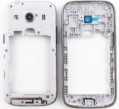 Samsung G357F Galaxy Ace 4 stredný kryt šedý