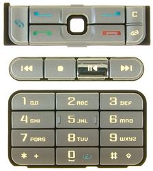 Nokia 3250 klávesnica strieborná