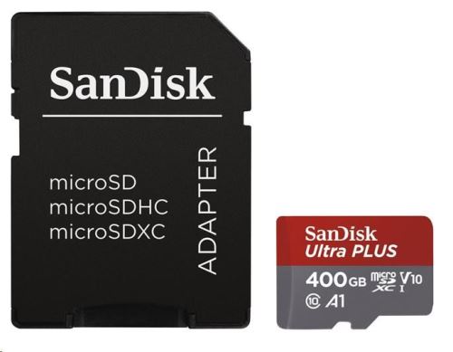 microSDXC 400GB Ultra Sandisk Class 10 vč. Adapteru