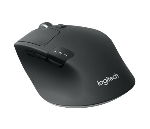 Logitech M720/Ergonomická/Optická/Bezdrátová Bluetooth/Černá