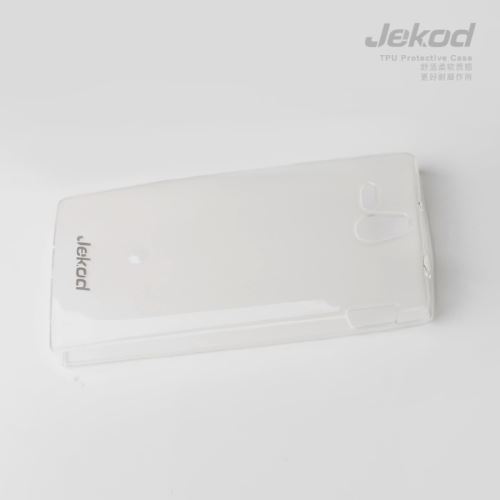JEKOD TPU ochranné puzdro White pre Sony ST25i Xperia U