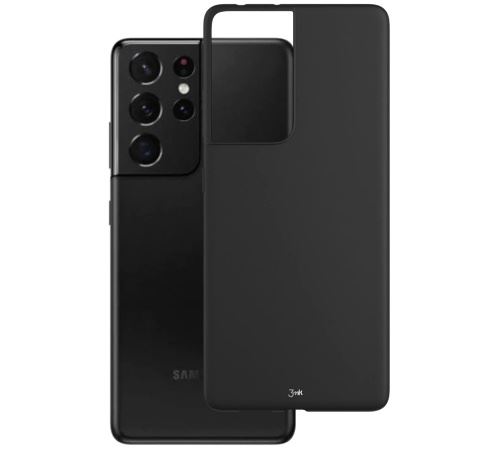 3mk ochranný kryt Matt Case pre Samsung Galaxy S21 Ultra (SM-G998), černá