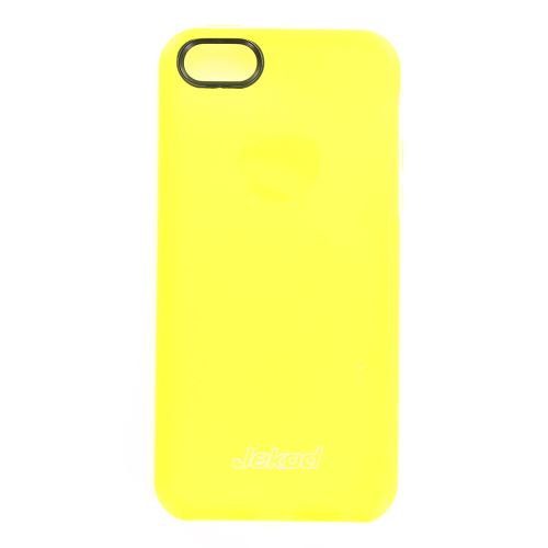 JEKOD TPU puzdro vr. rámčeka Yellow pre Apple iPhone 5C