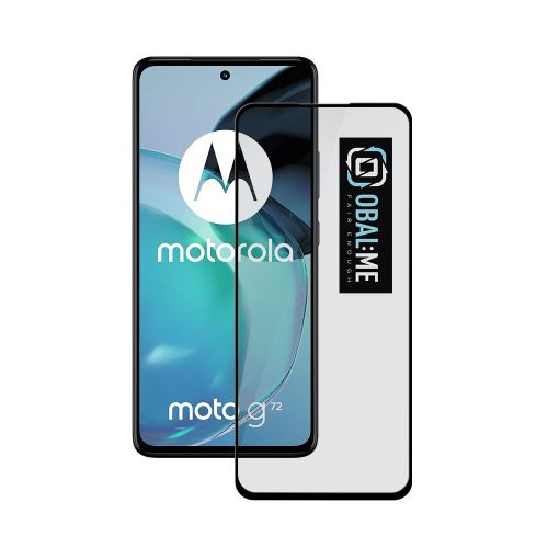 OBAL:ME 5D Tvrzené Sklo pre Motorola G72 Black