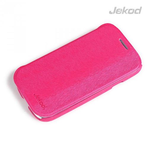 JEKOD Diamond kožené puzdro Pink pre Samsung i9260 Galaxy Premier