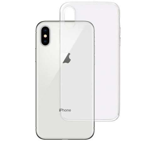 3mk ochranný kryt Clear Case pre Apple iPhone X / iPhone XS, čirý