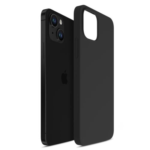 3mk ochranný kryt Hardy Silicone MagCase pre Apple iPhone 14, černá