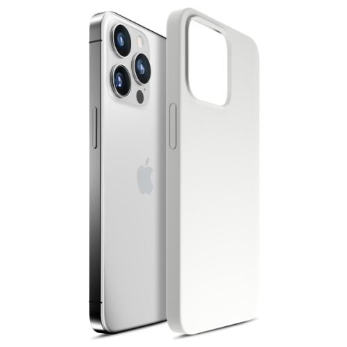 3mk ochranný kryt Hardy Silicone MagCase pre Apple iPhone 13 Pro Max, bílá