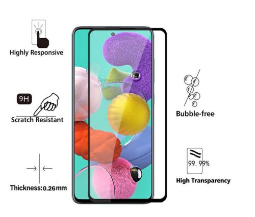 Samsung A51,S20 FE,M31s 5D+ tvrzené sklo