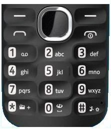Nokia 110 klávesnica čierna