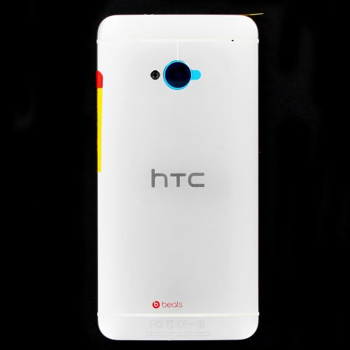 HTC ONE M7 Silver/White zadný kryt batérie