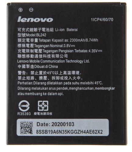Lenovo BL242 Originál batéria 1900mAh Li-Ion (Bulk)