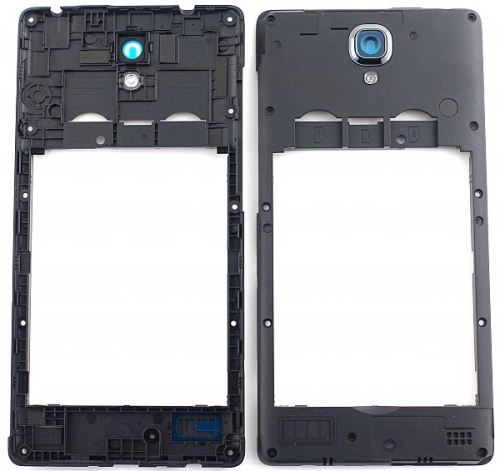 Xiaomi Redmi Note stredný kryt čierny