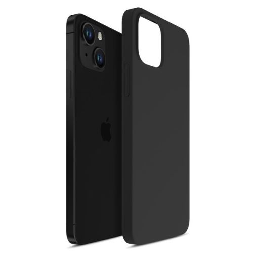 3mk ochranný kryt Hardy Silicone MagCase pre Apple iPhone 12/12 Pro, černá