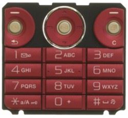SonyEricsson W660i klávesnica červená