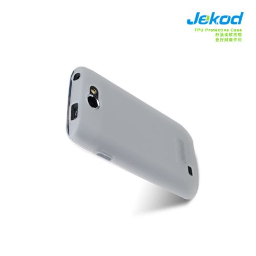 JEKOD TPU ochranné puzdro White pre Samsung i8150 Galaxy W