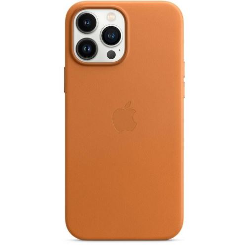 MM1L3ZM/A Apple Kožený Kryt vč. MagSafe pre iPhone 13 Pro Max Golden Brown (Pošk. Balení)