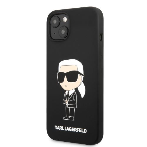 Karl Lagerfeld Liquid Silicone Ikonik NFT Zadní Kryt pro iPhone 13