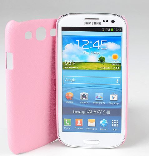 JEKOD Shield kožený zadný kryt Pink pre Samsung N7000/i9220
