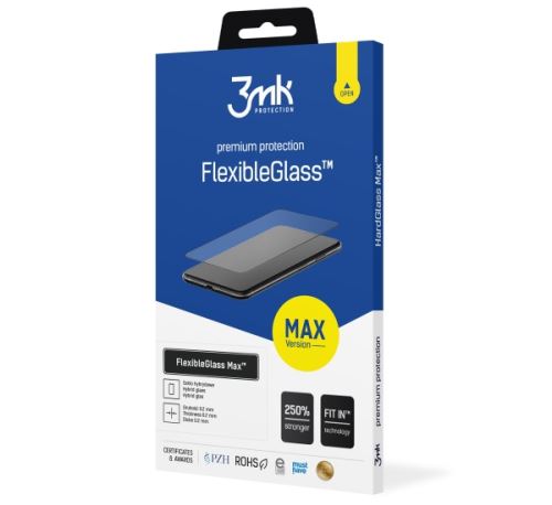3mk hybridní sklo FlexibleGlass Max pre Xiaomi Redmi Note 11 Pro 4G / Note 11 Pro 5G, čern