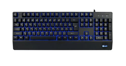 C-TECH KB-104BK/Drôtová USB/ CZSK-Layout/Čierna