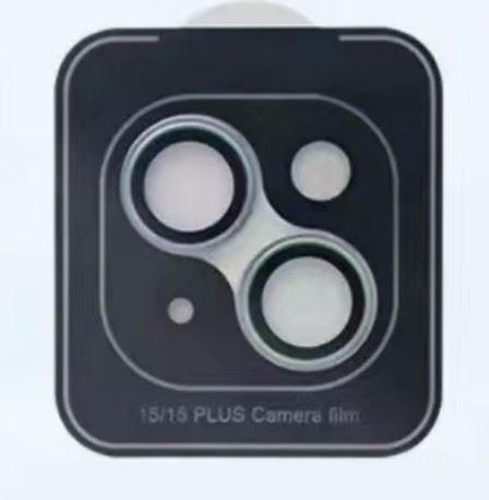 iPhone 15,15 Plus kamera tvrdené sklo modré