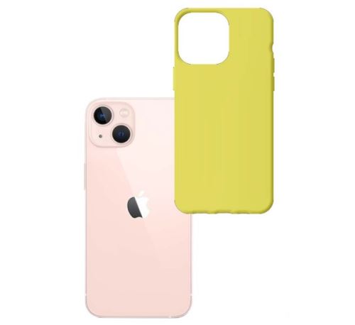 3mk ochranný kryt Matt Case pre Apple iPhone 14, lime/žlutozelená